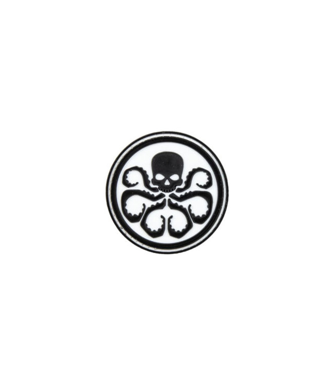 Hydra Logo PVC Morale Patch Black/White