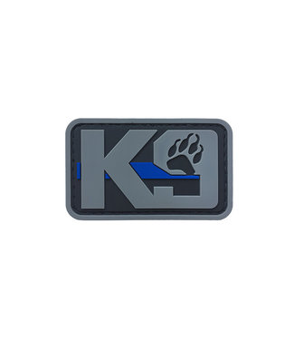 G-Force G-Force K9 Dog Paw PVC Morale Patch (Gray)