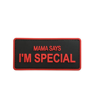 G-Force G-Force "Mama Says I'm Special" PVC Morale Patch (BLACK / RED)