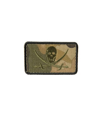 G-Force G-Force Camo Pirate Flag Embroidered Patch Camo Tropic