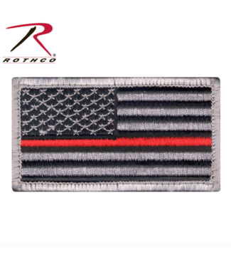 ROTHCO Rothco Velcro Backed Flag Patch (Cloth Style/ Red Line)
