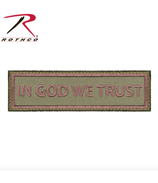 Velcro Patch (Cloth Style) In God We Trust