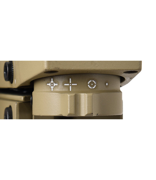 Lancer Tactical 4 Reticle Red Control Reflex Sight (Tan)