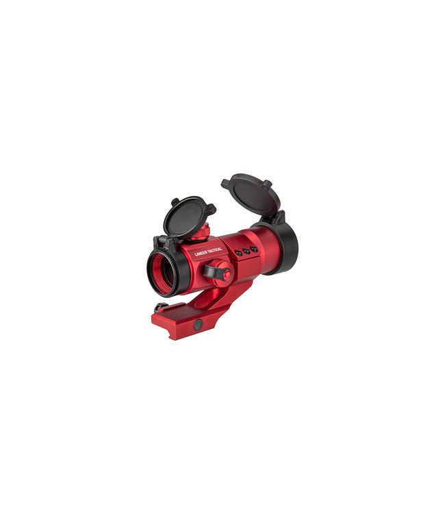 Lancer Tactical CA-445R Red & Green Dot Cantilever Prism Scope (Red)