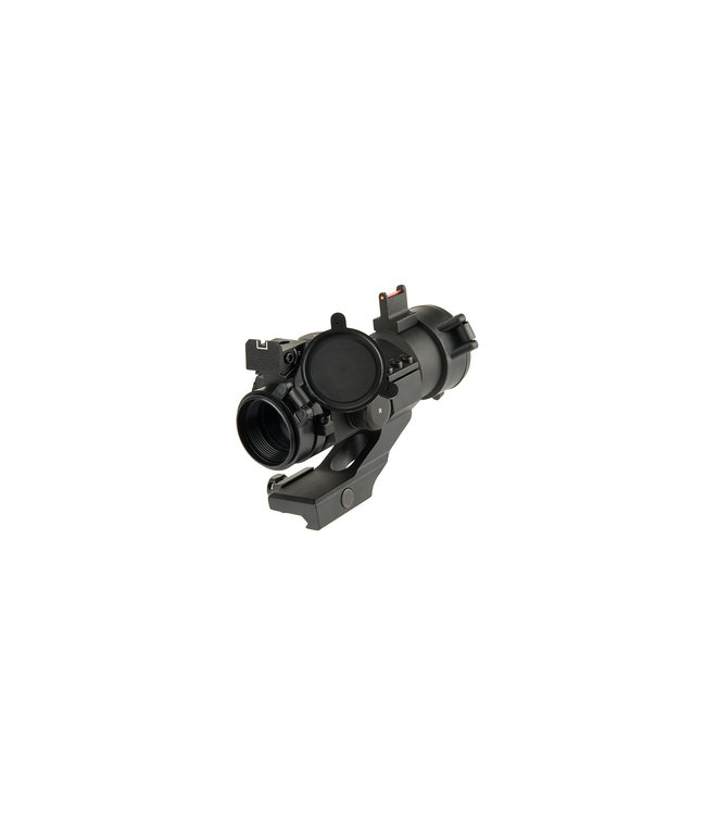 Lancer Tactical  CA-1423B Red Dot with Fiber Sight (Black)
