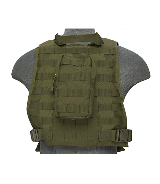 Lancer Tactical CA-301GN Nylon Molle Tactical Vest (OD Green)