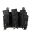 Lancer Tactical LANCER TACTICAL ADAPTIVE HOOK AND LOOP TRIPLE M4/PISTOL MAG POUCH (BLACK)