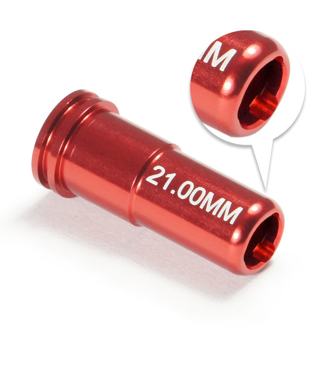 Maxx Model CNC Aluminum Double O-Ring Air Seal Nozzle (21.00mm) For Airsoft AEG Series