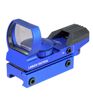 Lancer Tactical Lancer Tactical Red/ Green Dot Reflex Sight w/ 4 Reticles (Color: Blue)