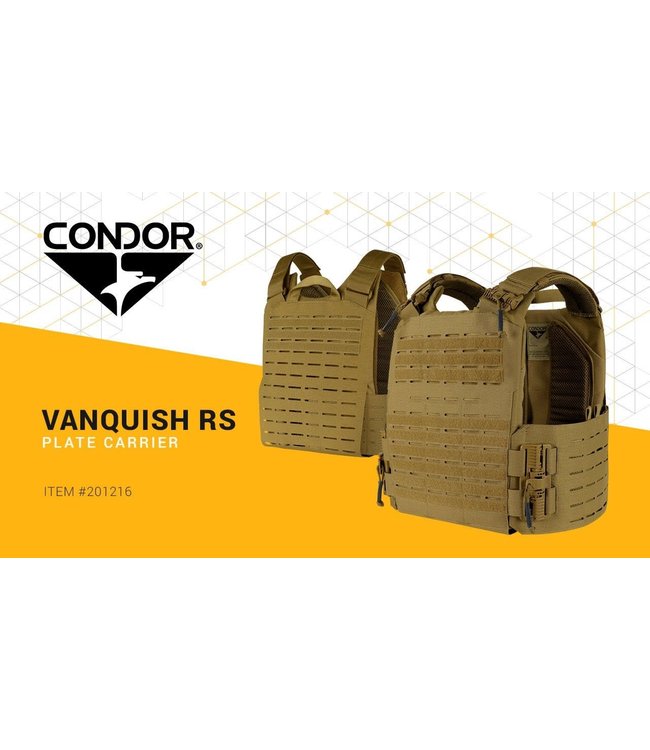 Condor Vanquish RS Plate Carrier (Coyote Brown)