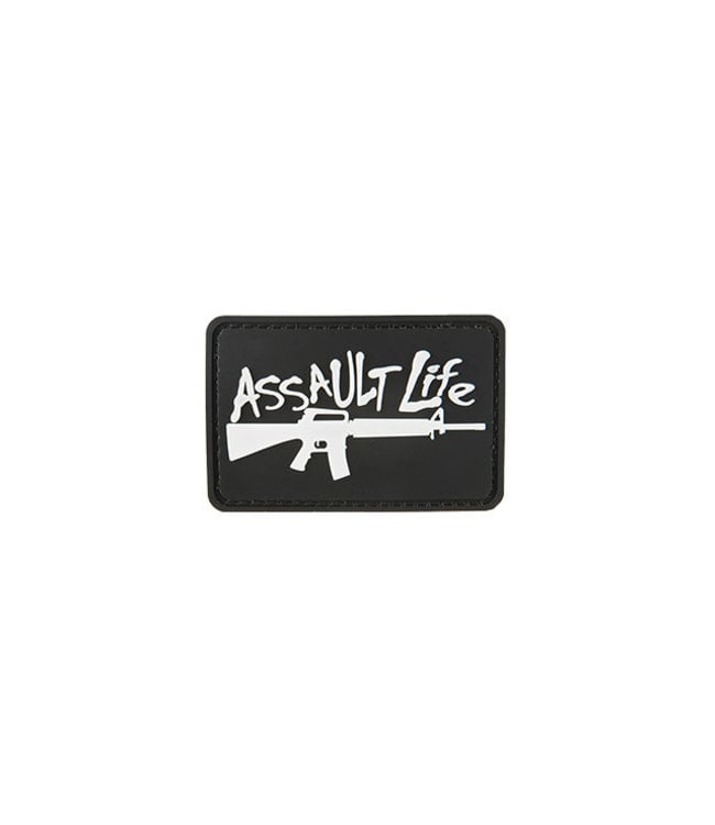 G-FORCE ASSAULT LIFE PVC MORALE PATCH (BLACK)