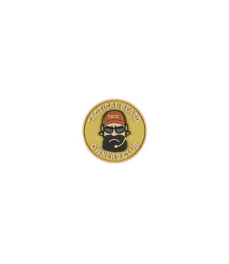 Lancer Tactical G-FORCE TACTICAL BEARD OWNERS CLUB PVC MORALE PATCH (TAN)