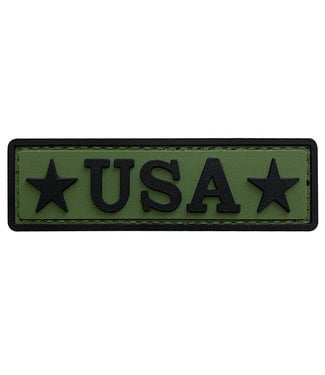 Lancer Tactical G-Force USA PVC Morale Patch (GREEN)