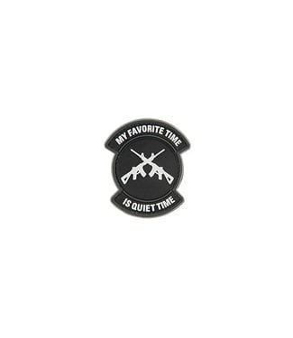 Lancer Tactical G-FORCE MY FAVORITE TIME IS QUIET TIME PVC MORALE PATCH