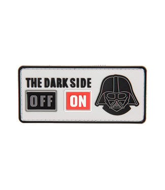 Lancer Tactical "The Dark Side On" PVC Morale Patch (Gray)