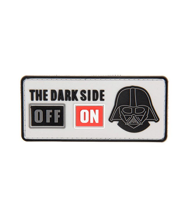"The Dark Side On" PVC Morale Patch (Gray)
