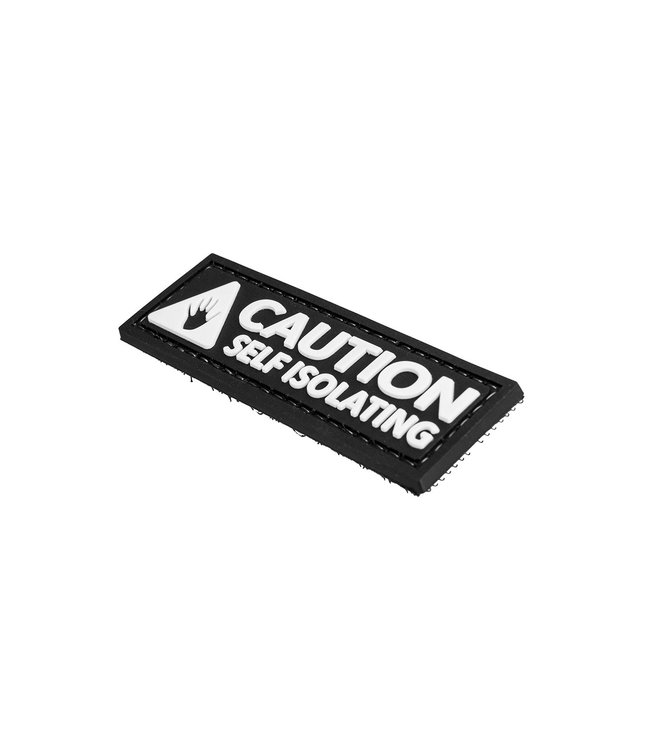 "CAUTION Self Isolating" Morale Patch (Black)