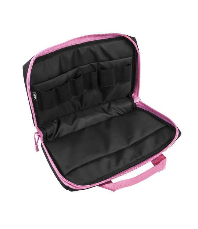 Vism Discreet Pistol Case (Black w/Pink)