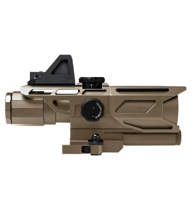 VISM - Gen3 USS 3-9X40 Scope w/Red Dot/MIL-DOT for Airsoft Gun -Tan
