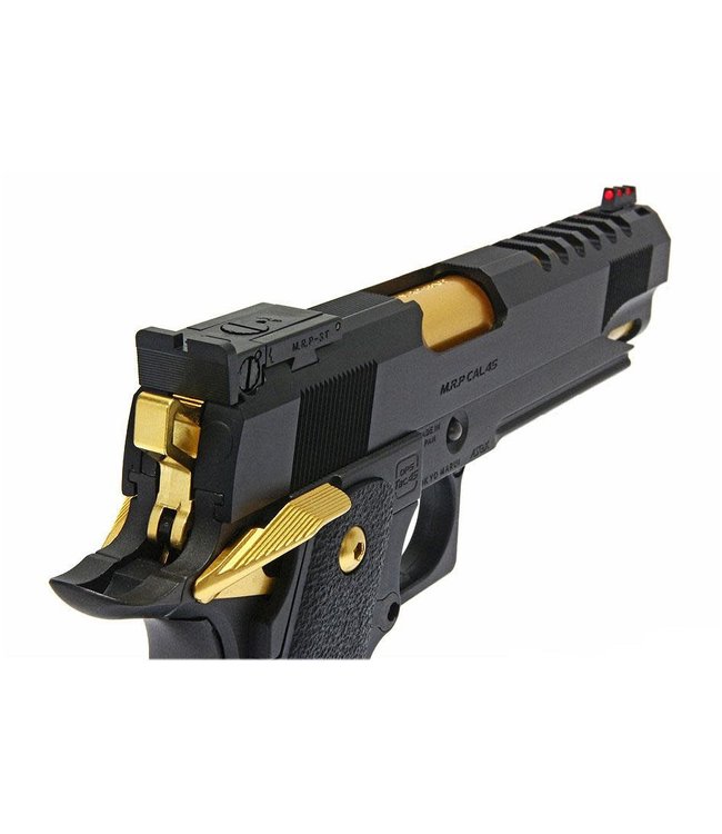 Tokyo Marui Hi-Capa 5.1 Gold Match Custom Gas Blowback Airsoft Pistol (BLACK/GOLD)