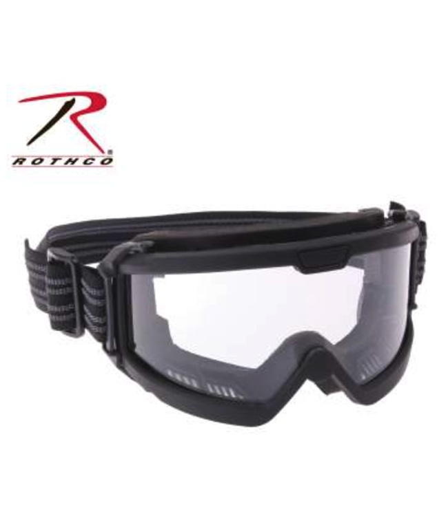 Rothco ANSI Ballistic OTG Goggles (BLK) Clear