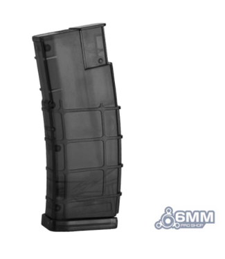 6mmProShop 6mmProShop 500 Round Rifle Mag Size Airsoft Universal BB Speed Loader (Color: Smoke)