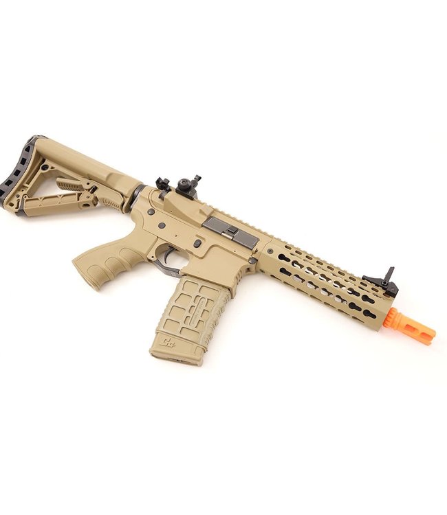 G&G CM16 SRS Combo Tan Airsoft Gun (Includes 9.6v Nunchuck & Charger)