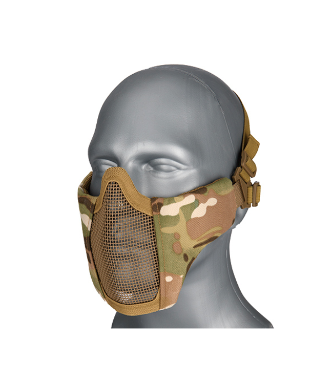 WOSPORT STEEL MESH NYLON LOWER FACE MASK (CAMO) - US Airsoft, Inc.