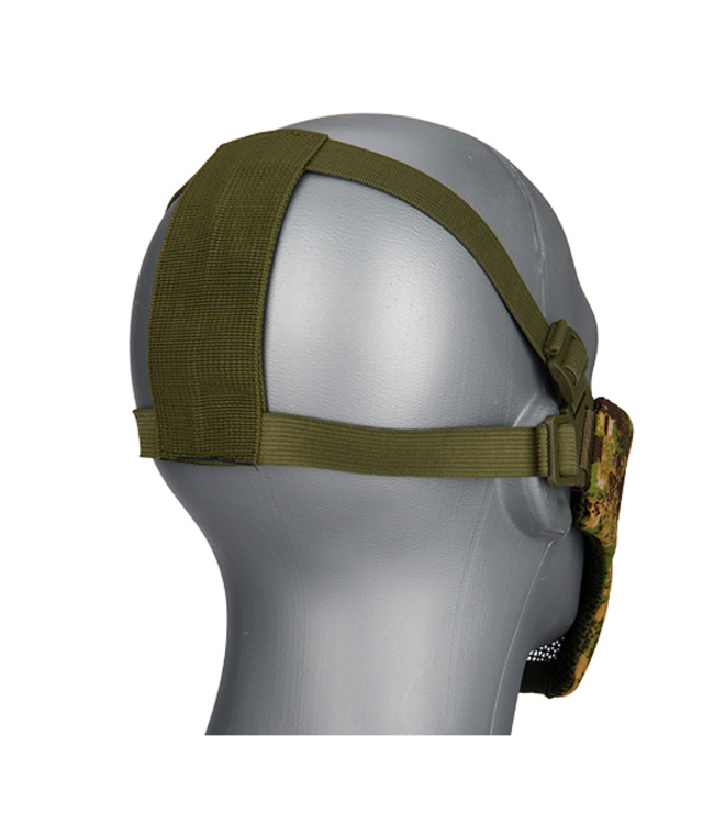 WOSPORT STEEL MESH NYLON LOWER FACE MASK (GREENZONE)