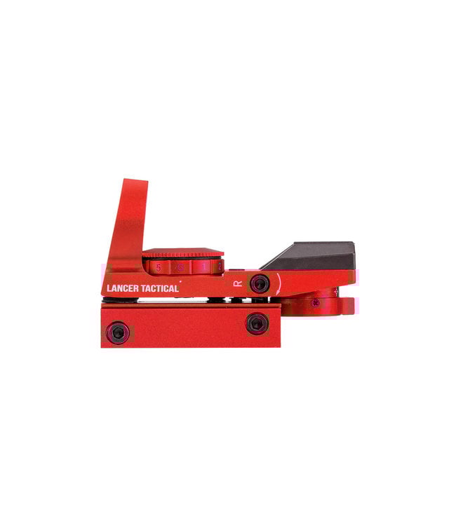 Lancer Tactical Red / Green Dot Reflex Sight w/ 4 Reticles (Color: Red)