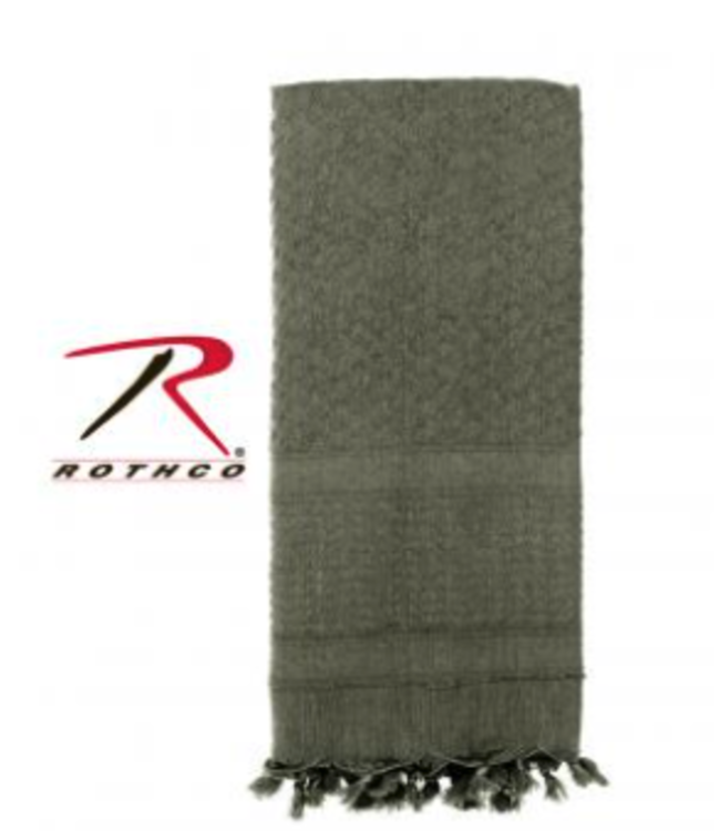 Rothco Solid Color Shemagh Tactical Desert Keffiyeh Scarf (Foliage)