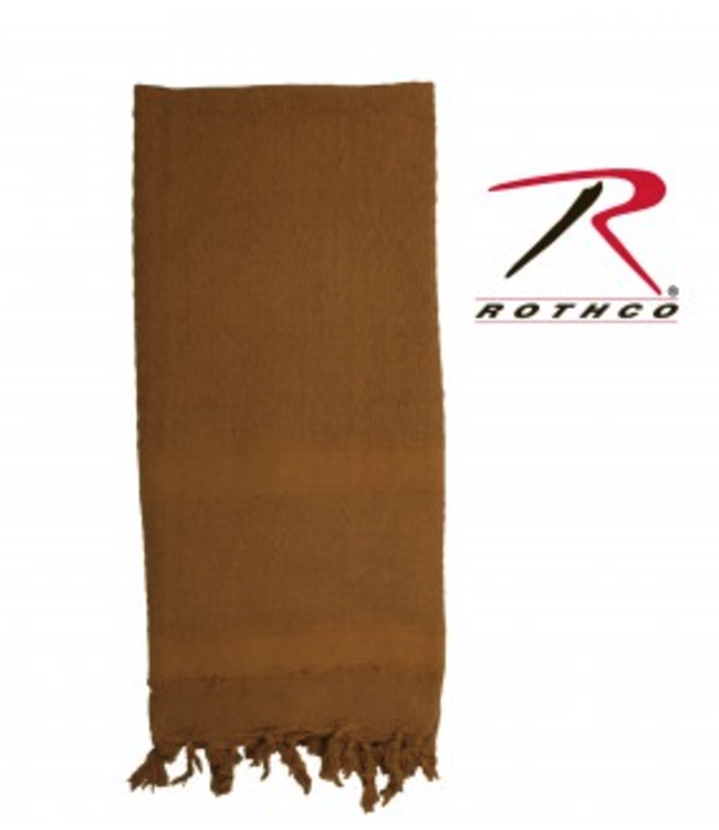 Rothco Solid Color Shemagh Tactical Desert Keffiyeh Scarf (Coyote)