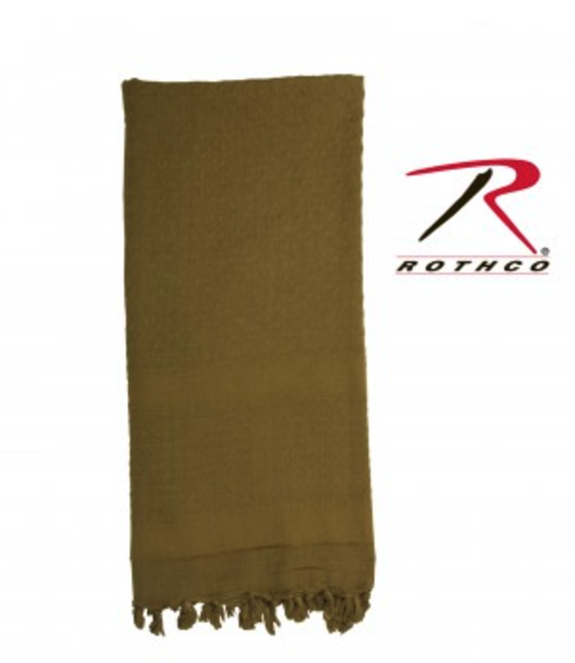 Rothco Solid Color Shemagh Tactical Desert Keffiyeh Scarf (Olive Drab)