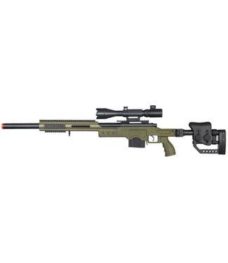 Well WELL MB4410GA2 BOLT ACTION RIFLE w/ILLUMINATED SCOPE (COLOR: OD GREEN)