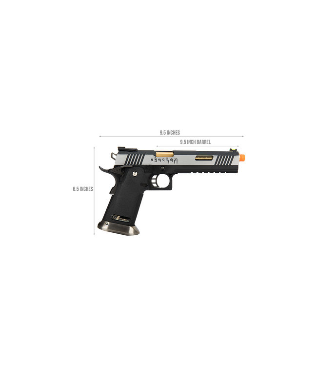 WE Tech 1911 Hi-Capa T-Rex Competition Gas Blowback Airsoft Pistol [Tibetan Version] (TWO TONE / GOLD)