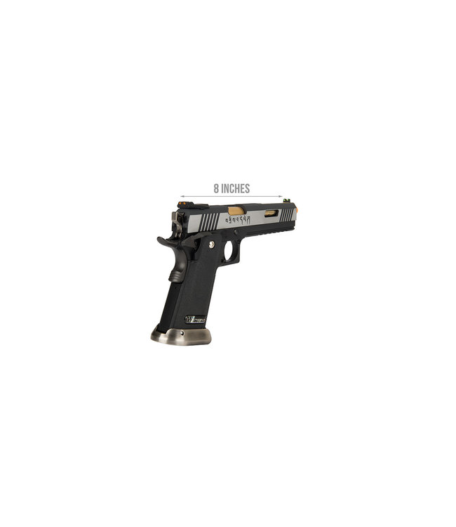 WE Tech 1911 Hi-Capa T-Rex Competition Gas Blowback Airsoft Pistol [Tibetan Version] (TWO TONE / GOLD)