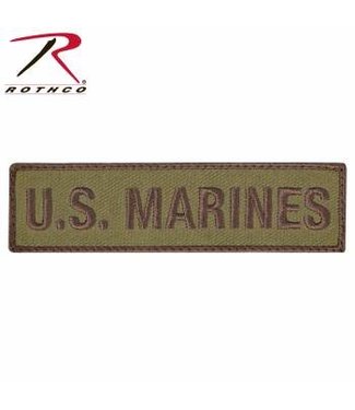 ROTHCO Rothco U.S. Marines Patch with Hook Back - Coyote Brown