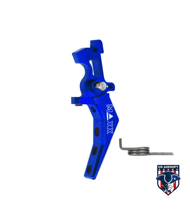 Maxx Model CNC Aluminum Advanced Speed Trigger (Style B) (Blue)