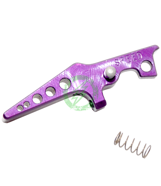 Speed Airsoft HPA M4 Tunable Purple Blade Trigger