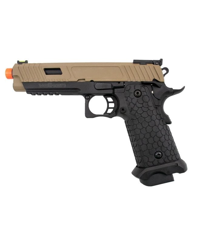 Valken BY HICAPA CO2 Blowback Airsoft Pistol - Tan/Black