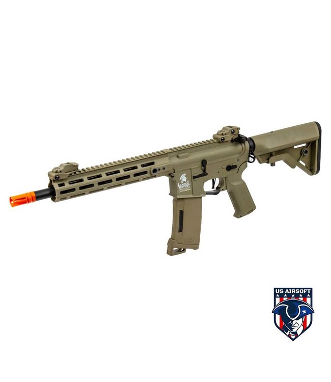 Lancer Tactical Gen 3 M-LOK 10" Airsoft M4 AEG (Color: Tan)