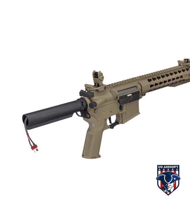 Lancer Tactical Gen 3 M-LOK 10" Airsoft M4 AEG (Color: Tan)