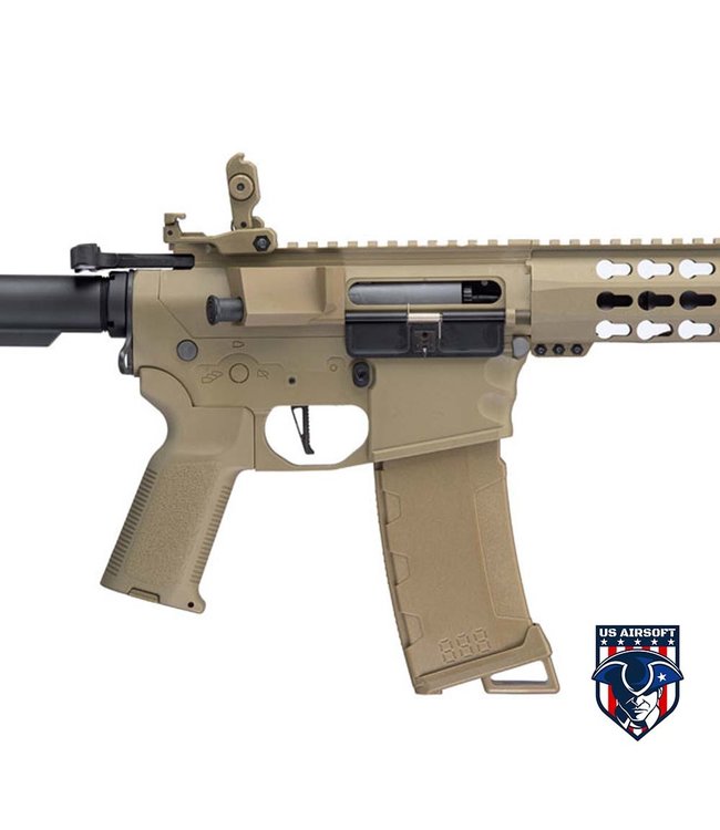Lancer Tactical Gen 3 M-LOK 10" Airsoft M4 AEG (Color: Tan)