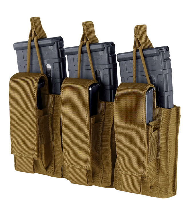 Condor Triple Kangaroo Mag Pouch - Gen 2 (Coyote Brown)