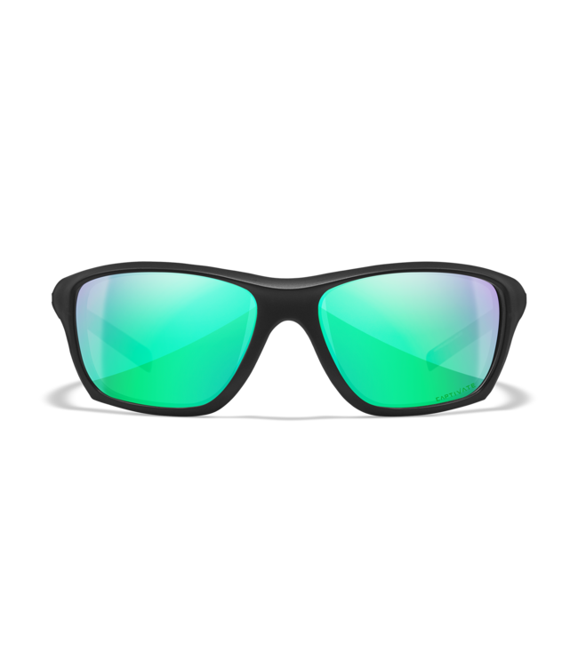 WileyX - Aspect Captivate POL Green Mirror / Matte Black Frame
