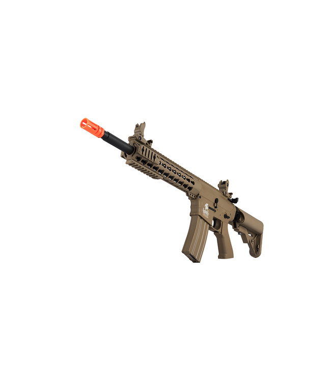 Lancer Tactical M4 GEN 2 KEYMOD EVO AEG POLYMER AIRSOFT RIFLE (TAN)
