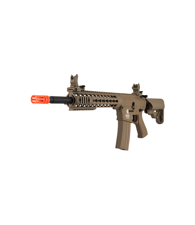 Lancer Tactical M4 GEN 2 KEYMOD EVO AEG POLYMER AIRSOFT RIFLE (TAN)