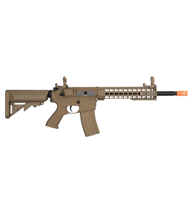 Lancer Tactical M4 GEN 2 KEYMOD EVO AEG POLYMER AIRSOFT RIFLE (TAN)