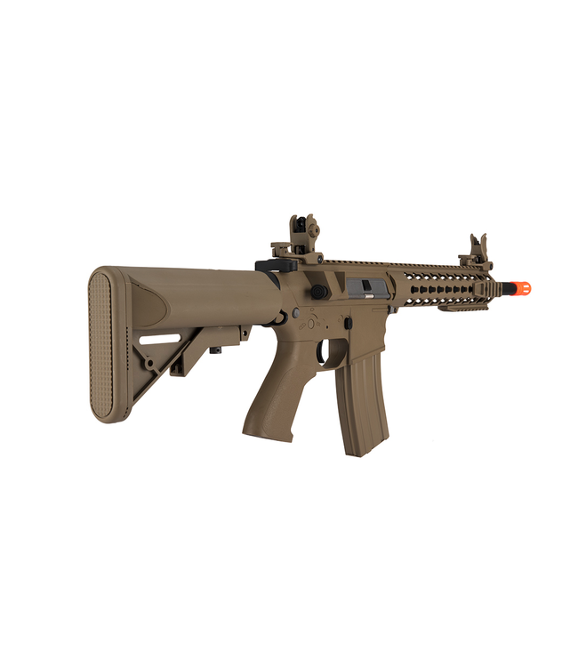 Lancer Tactical M4 GEN 2 KEYMOD EVO AEG POLYMER AIRSOFT RIFLE (TAN)