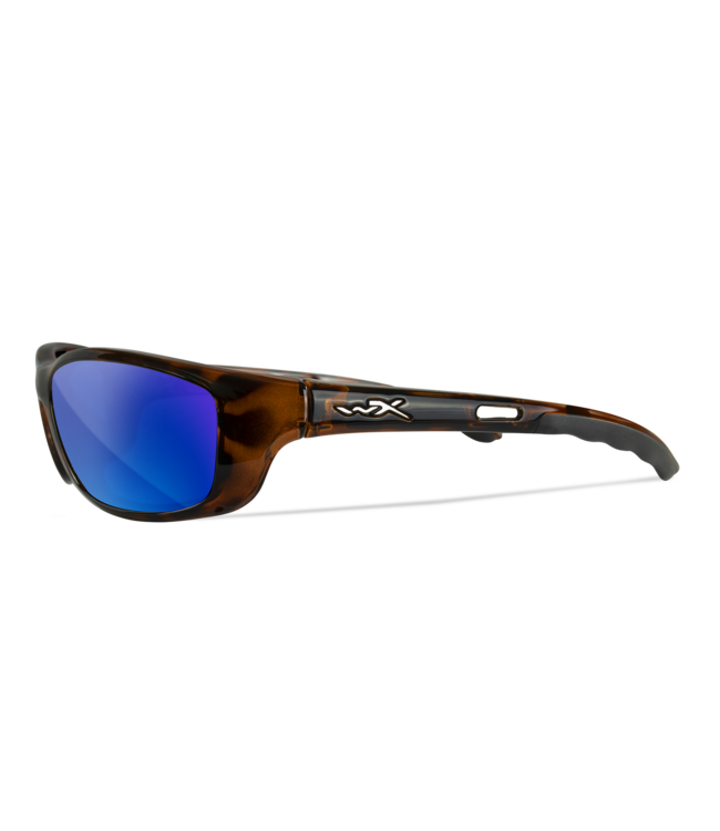 WileyX - P-17 Captivate POL Blue Mirror / Glass Demi Frame